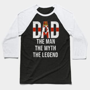 Irish Dad The Man The Myth The Legend - Gift for Irish Dad With Roots From Irish Baseball T-Shirt